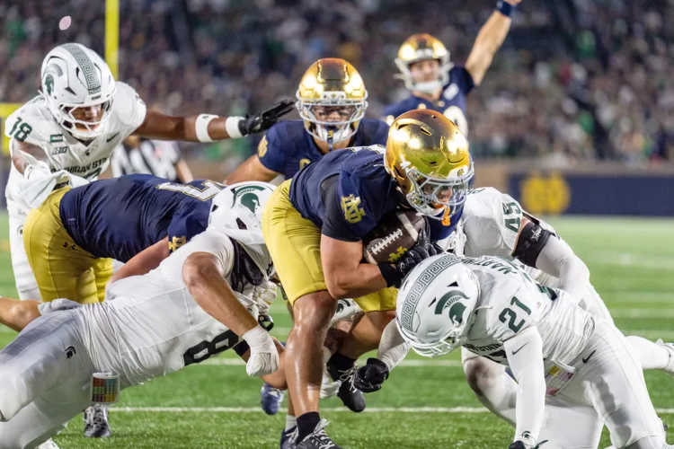Notre Dame takes command in second half to beat MSU
